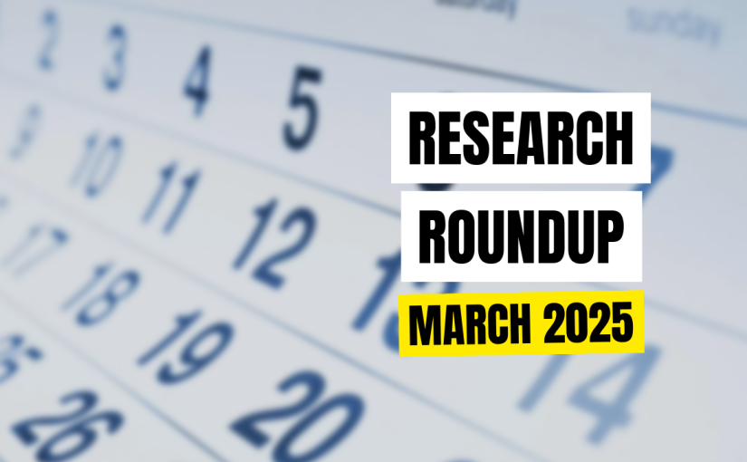 Research Roundup #1